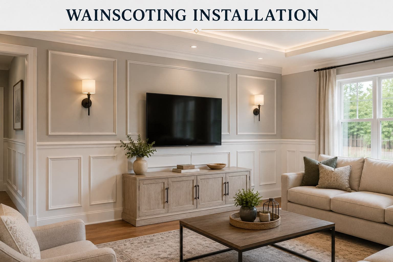 Wainscoting Installation — EVIM INC