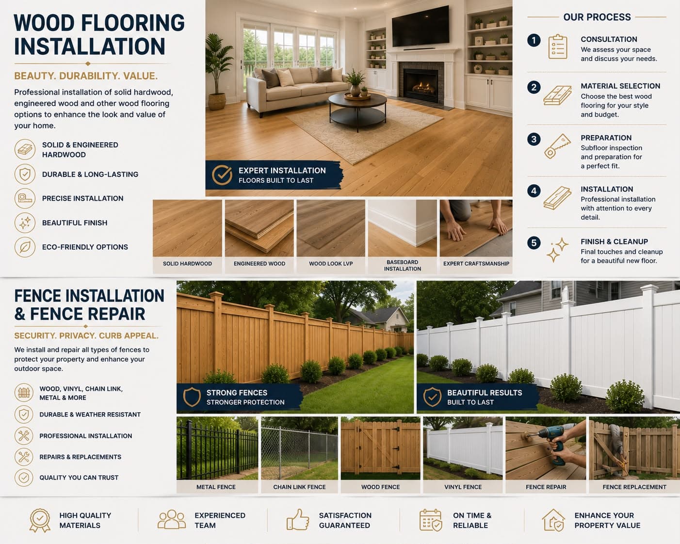 Hardwood Flooring Installation — EVIM INC
